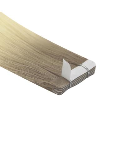 Youngsee Ombre Tape In Extensions - Real Virgin Hair 35cm Light Brown Blonde #R8T60 - 5pcs 10g - Buy Online on GoSupps.com
