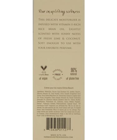 FarmHouse Fresh Citrine Beach Body Milk Travel Lotion - Nourishing Skin Moisturizer 2.4 Fl Oz | Shop Internationally - Buy Online on GoSupps.com