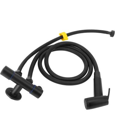 Bidet Spray Head G1/2 - High Pressure Handheld Bidet Sprayer Set | Black Bathroom Accessories - Buy Online on GoSupps.com