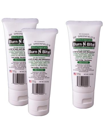 SelfCare+ Dr. Greenfield's Burn-N-Bite Topical Cream - 2oz Buy2 Get 1 - for Minor Burns Bug Bites Skin Irritations and Insect Stings
