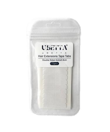 72 Pieces Double Sided Hair Extension Tape Tabs 4x0.8cm - Replacement Adhesive for Tape in Human Hair Extensions - Buy Online on GoSupps.com