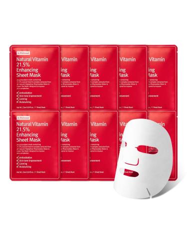 Wishtrend Natural Vitamin 21.5% Enhancing Beauty Sheet Mask 1 Sheet 0.81 fl oz (23 ml)