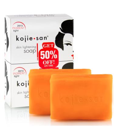 Kojie San Skin Lightening Kojic Acid Soap  135g  2 Piece