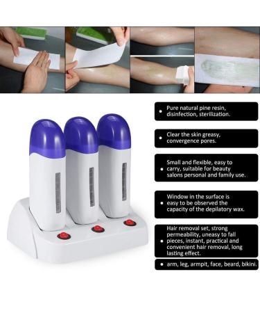 Roll-On Wax Device & Electric Heat Guard - Home Wax Warmer for Legs & Body Hair Removal - Buy Online on GoSupps.com