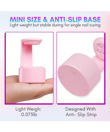 Makartt 5W LED Mini Nail Lamp | UV Nail Dryer for Gel Nails | Portable Nail Light Curing Lamp for Gel Polish | Extension Gel & Travel Nail Lamp - Buy Online on GoSupps.com