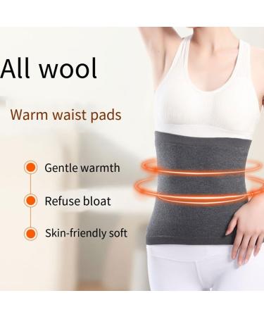Ioiuskku Kashmir G rtel - Stylish Comfortable & Breathable Wool Belt for Back Support - XL Black Brushed - Buy Online on GoSupps.com