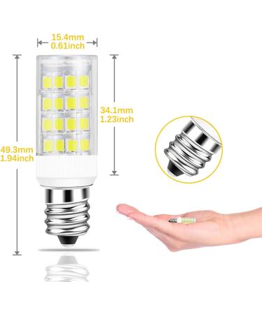 2Pack 4W LED Replacement Light Bulbs for Cosmetic Vanity Makeup Mirror | Daylight White 20W Mirror Replacement Bulbs - Single/Double Sided Magnification - Buy Online on GoSupps.com
