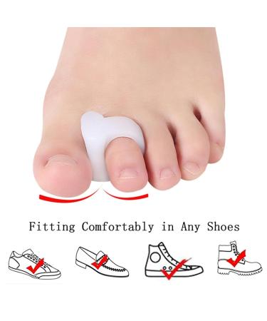 HAOSEM 2pcs Gel Toe Separator & Bunion Corrector - Prevents Big Toe Slipping Inward - Shop Now for Pain Relief & Comfort - Buy Online on GoSupps.com