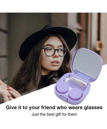 TSLRSA Portable Travel Contact Lens Container - 2 PCs Mini Set with L & R Caps Tweezers Well Sealed for Home & Travel - Buy Online on GoSupps.com