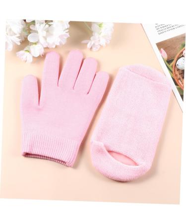 minkissy 4 Pairs Moisturizing Gloves Mitten hand moisturizing gloves cotton hand gloves moisturizing mittens kids overnight Spa Glove fingerless gloves gel gloves short boots dry hands Miss - Buy Online on GoSupps.com