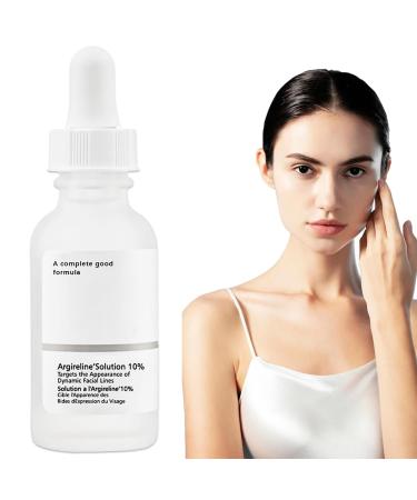 Argireline Solution Serum 10% Anti Wrinkle Serum Face Moisturizer Brightening Serum Firmness Radiance Rejuvenated Skin Anti-Aging Fine Lines
