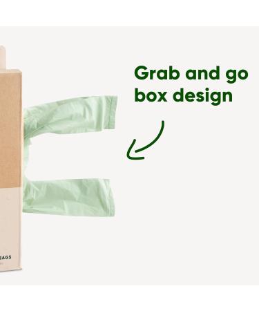 Beco Home Compostable Poop Bags | 96 Bags | Loose Packed With Handles | Unscented Dog Poo Bags Green - Buy Online on GoSupps.com