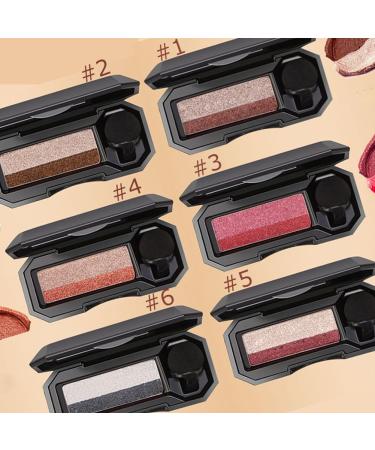 Buy Perfect Dual Color Eyeshadow Palette - Waterproof Highly Pigmented Long Lasting & Portable (6pcs) - International Shipping Available - Buy Online on GoSupps.com