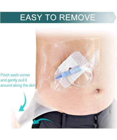 Waterproof Shower Cover for Catheter with Non-Stick Pad Adhesive Bandages - Chest Wound Shield Protector - Stretchy Film Dressing for Shower - Pack of 14 (10x12 Inch + Pad) - Buy Online on GoSupps.com