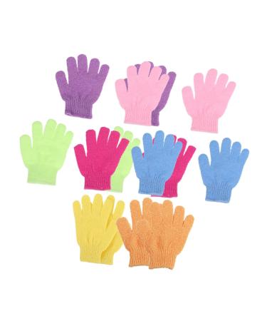 Beaupretty 14pcs Scrub Gloves Kids washcloths Shower Gloves Bath Gloves Scrubbing Gloves Mittens Kids Toddler Towel Toddler Gloves spa Gloves Toddler Bath Towel face Towel Exfoliating Child