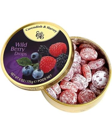 Cavendish and Harvey Wild Berry Drops Hard Candy - 175g (1 Pack) - Buy Online on GoSupps.com