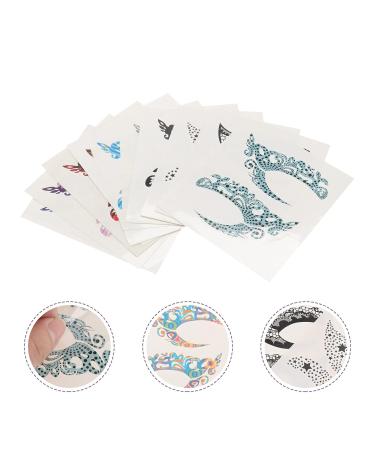Buy 10-Sheet Temporary Eye Stickers | Eyeshadow & Eyeliner Transfer Stickers for Halloween & Masquerade International Shipping Available - Buy Online on GoSupps.com