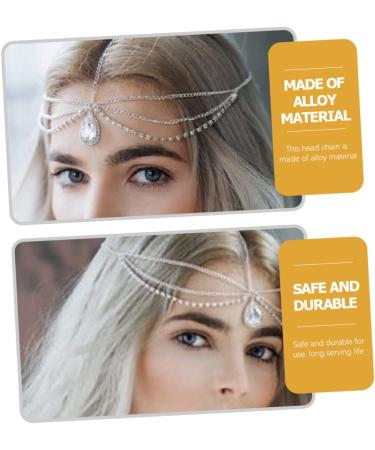 MAGICLULU Crystal Head Chain Head Chain Jewelry for Women Headpieces for Women Head Jewelry for Women Bridal Head Chain Crystal Headpieces Festival Accessories Women Head Chain - Buy Online on GoSupps.com