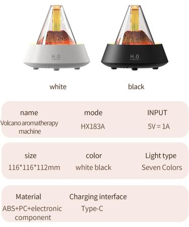 Small Essential Oil Diffuser - 7 Color Changing Humidifier for Bedroom Office | Quiet Auto-Off Protection 280mL (White - Buy Online on GoSupps.com