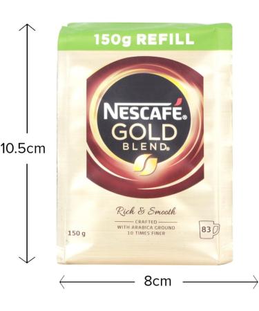  NESCAF Nescafe Gold Blend Recharge de 150 g - Buy Online on GoSupps.com