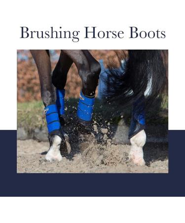 LeMieux Unisex Mesh Brush Boots X-Large Black - Premium Horse Gear for All-Weather Protection | Shop Internationally at Your Store Name  - Buy Online on GoSupps.com