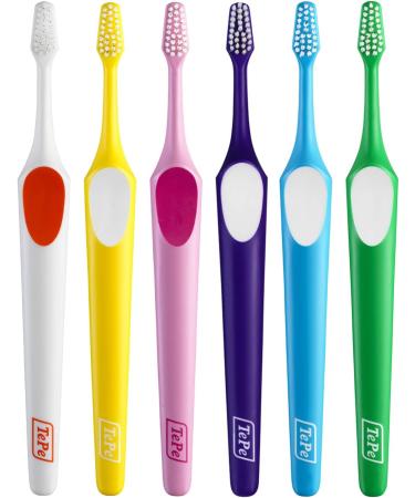 Tepe Supreme Compact Toothbrush - Conical Brush Shape for Optimal Cleaning | Soft Bristles & Interdental Care | Random Color - 1 Pack - Buy Online on GoSupps.com