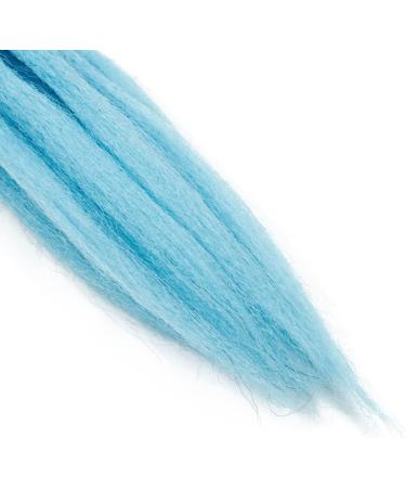 24 Inch Synthetic Dreads Ombre Dreadlock Extensions 10 Strands Twist Braiding Hair Crochet Reggae Dreadlock (Ombre Black and Light Blue) 2-23# - Buy Online on GoSupps.com