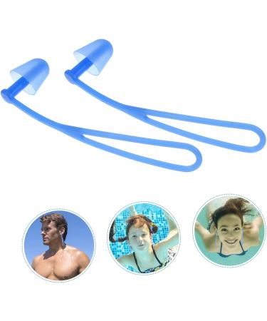 Hemoton 4 Pairs Waterproof Earplugs for Kids & Adults - Underwater Earplugs with Hanging Rope Earbuds for Diving Swimming & More - Buy Online on GoSupps.com