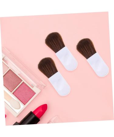 Shop 1 Set Mini Makeup Brushes - Blush Brush & Bronzer for Cheeks | Travel-Friendly White Handle Makeup Tools - Buy Online on GoSupps.com