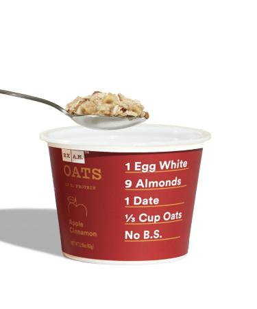 RXBAR Apple Cinnamon A.M. Oats | 12ct 2.18oz Cups | Gluten Free Oatmeal Cups - Buy Online on GoSupps.com