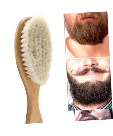 Beaupretty Beard Hairbrush & Comb - Mustache Grooming Facial Cleansing Anti-Static Wooden Brush for Men - Buy Online on GoSupps.com