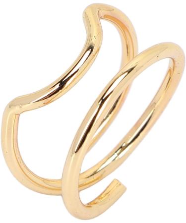 LIYJTK Ring finger index finger nail ring artistic charm decoration retro jewelry for women and girls wedding Valentine's Day gift (3046 oro) - Buy Online on GoSupps.com