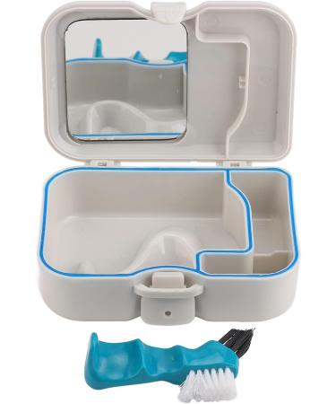 Mundschutz Etui | Mouth Protection Box with Toothbrush & Mirror | Dustproof Waterproof Slit Design | Ideal Prosthesis Box - International Shipping - Buy Online on GoSupps.com