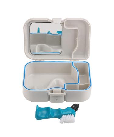 Prosthesenetui - Slim Portable Aligner Case Dental Retainer Holder Box with Mirror & Braces Brush | Ideal Mouth Protection - Buy Online on GoSupps.com