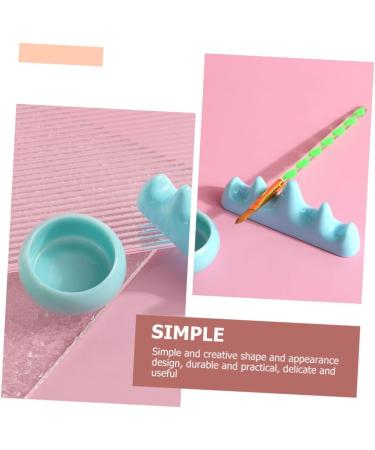 Healeved 3 Sets Nail Art Brush Cup Nail Art Accessories Nail Remover Bowl Makeup Brush Holder Nail Stand Nail Pen Washing Cups Pen Wash Cup Drawing Pens Rack Nail Pens Plastic Manicure Gel - Buy Online on GoSupps.com