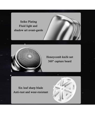 2023 Powerful Storm Shaver for Men Mini Shaver Portable Electric Shaver Easy One-Button Use 3 Seconds Fast Shaving Mini Shaver Electric Razor Micro Vibration Bass Motor Shaver Father's Day Gifts (B) - Buy Online on GoSupps.com
