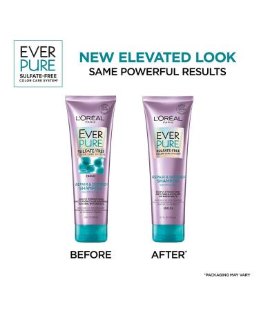 L'Oreal EverPure Repair and Defend Sulfate Free Shampoo & Conditioner Kit - 8.5 oz - Color-Treated Hair - Strengthen & Repair - Goji - Set of 2 - Buy Online on GoSupps.com