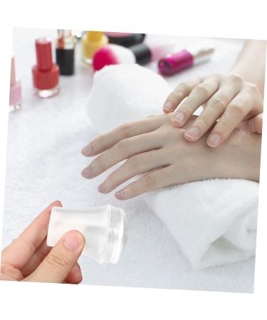 Shop Lurrose 4-Piece Nail Art Silicone Stamp Set - Jelly Nail Design Stamper & Tools for DIY Nail Art | International Shipping Available - Buy Online on GoSupps.com