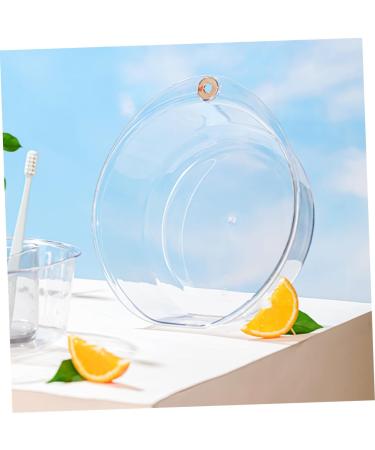 Buy Transparent Plastic Washbasin - Large 32.9x31.2cm Kitchen & Salon Washing Bowl | Durable Household Cleansing Tub - Buy Online on GoSupps.com