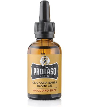 Proraso Wood E Spice Baume Barbe 100 ml & Huile Barbe Soin Visage Homme Parfum Bois & pice Huile pour Barbe Adoucissante & Protectrice Enrichie en Huiles de Macadamia & Avocat 30 ml - Buy Online on GoSupps.com