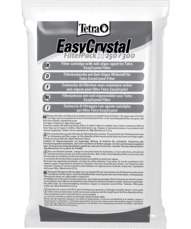 Tetra EasyCrystal Filt Pack A250/300 - Anti-Algae Filter Material for 30-60L Aquariums | 3 Pieces | Gray Filt Pack with Algostop Depot - Buy Online on GoSupps.com
