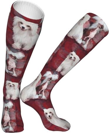 Chinese Skopf Dog Compression Socks for Men & Women - 15-20 mmHg Circulation Support for Running & Cycling - Buy Online on GoSupps.com