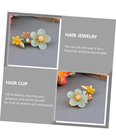 Ipetboom Hairpin Hair Clips Hair Barrettes Flower Hair Clip Hair Accessories for Women Hair Jewelry Girls Hair Accessories Miss Top Clip Agate Winter - Buy Online on GoSupps.com