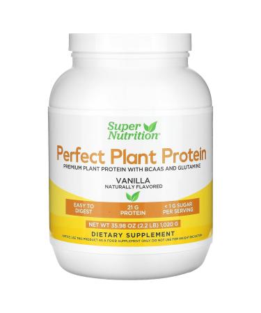 Super Nutrition Perfect Plant Protein Vanilla 2.2 lbs (1 020 g)