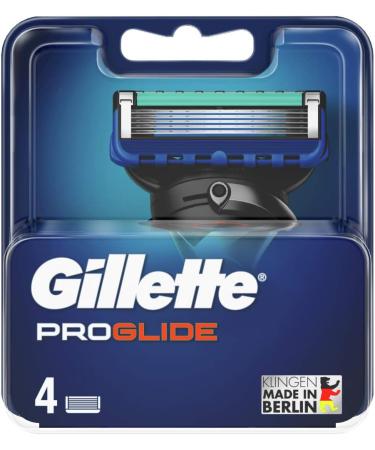 Gillette ProGlide Razor Blades - 4 Replacement Blades for Men's Wet Razors | 5-Fold Blade Technology | International Shipping Available - Buy Online on GoSupps.com