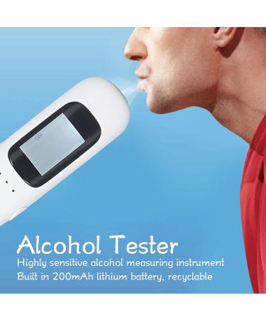 Ultra Portable High Sensitivity Breathalyzer Alcohol Detector - C06 Accurate Breath Tester for Traffic Control & Personal Use - Buy Online on GoSupps.com