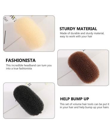 FRCOLOR 3pcs Bump Up Hair Clip Set - Bun Updo Head Insert Hair Barrettes for Women - Buy Online on GoSupps.com