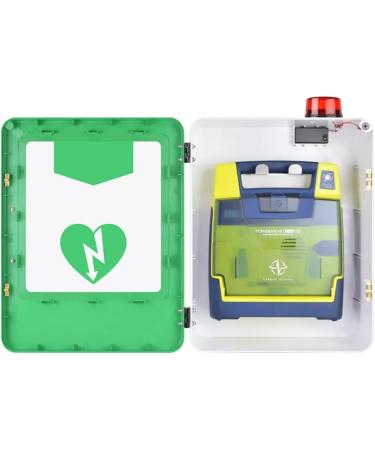 Industrial Quality AED Cabinet with Alarm System | Wall-Mounted Steel Defibrillator Storage for Home Office & Hospital - Secure Your First Aid Equipment - Buy Online on GoSupps.com