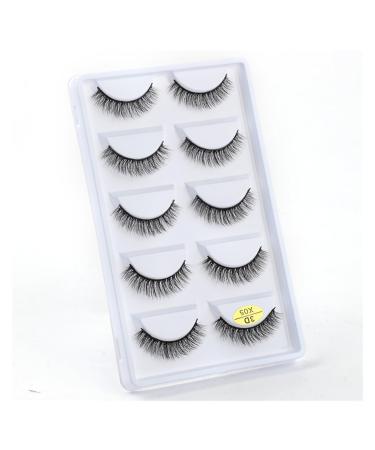 UAMOU 10/50/100 Boxes Mink Eyelashes Fluffy 3D Mink Lashes Makeup Natural Long Volume False Eyelashes Bulk Faux Cils Custom Cheerfully (Color : 5 Pairs X05 Size : 50 Boxes)