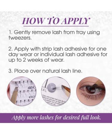 Ardell Mega Individual Knot-Free Long Black False Eyelashes 4 Pack - Buy Online on GoSupps.com